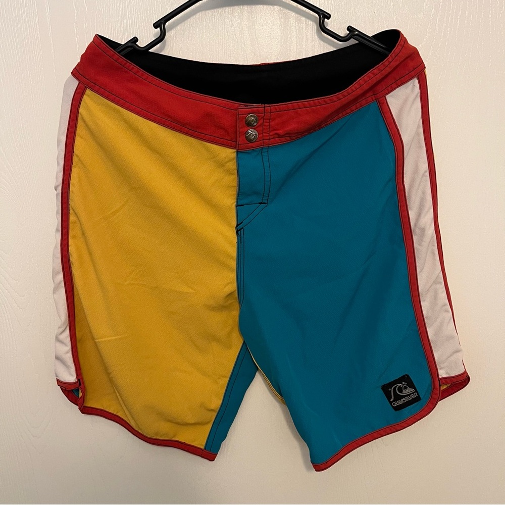 Retro Quiksilver Swim Trunks